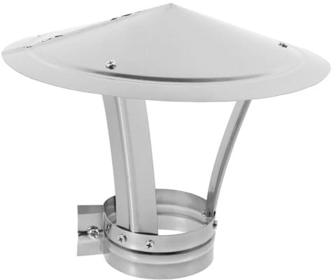 Garneck 1stück Regenhaube Mit Konischem Dach Wetterfester Abdeckung Für Schornstein Und Kamin Uv-geschützt Installieren Für Außenanwendungen Geeignet