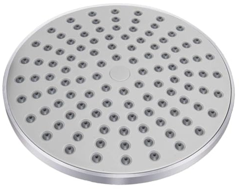 Angoily Pommeau De Bain à Effet Pluie Rond 20 Cm Chrome Électrolytique Pulvérisateur De Bain Usage Quotidien