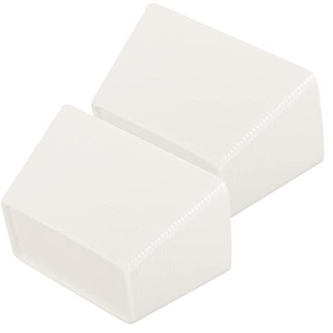 GLEAVI Azucarero y Fácil de Limpiar Blanco en Forma de Cubo de Cerámica Moderno Resistente al Óxido Adecuado para Barbacoas al Aire Libre y Camping