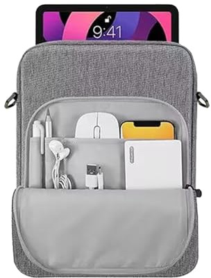 Tablet Carrying Case – Zipper Holder, Laptop Pouch | Slim Portable Organizer Sleeve For Gadgets Electronics Work Gear Personal Tech Accessories Travel Storage Cover For Students Adults Commuters