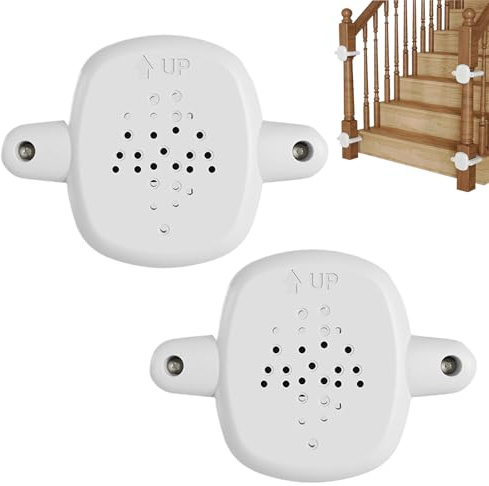 Schutz für Treppengeländer,Montagesatz für Treppenschutzgitter Pfosten - 2 Stück Hardware für die Sicherheit von Kleinkindern Zubehör an Treppen Handlauf im