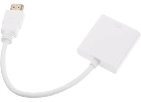 Gatuida Adattatore Hdtv Vga per Conversione Segnale Video ad Alta Definizione Cavo Convertitore Stabile e Facile da Installare per Connessione Rapida tra Dispositivi Vga e Hdtv