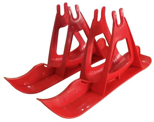 Nuiorfty Schneefahrradschlitten 1 Paar Winter-Laufrad Schneeschlitten für Kinder Rollerschlitten Skibrett für den Winter im F