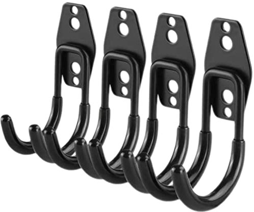 DOITOOL 4 Stück Haken Aus Metall Garagenhaken-kit Werkzeug-organizer-haken Wandhalterung Wandhaken Garagenaufhänger Schwere Garagenhaken Garagenaufbewahrungshaken Lagerung Suite Eisen