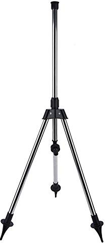 TOUISEDGI G1/2 Support de Trépied Réglable, Trépied D'Irrigation Rotatif en Acier Inoxydable avec Couverture de Grande Surface À 360 Degrés, Arroseurs D'Arrosage pour Pelouse, Jardin