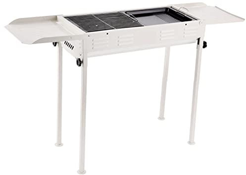 Grill à charbon de bois, 65 * 68 * 30 cm, barbecue de jardin extérieur, fumoir chaud, barbecue pliable et portable en acier inoxydable, adapté pour 5 à 10 personnes