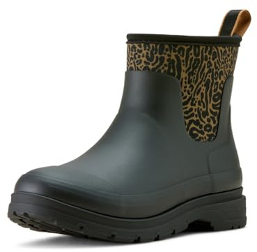 ARIAT Women's Kelmarsh Shortie Rubber Boot Ankle, Black, 6.5 UK