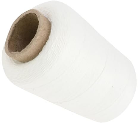 Generic 1 rollo de hilo de algodón para cocinar alimentos, color beige, para salchichas de jardín, cordel de embalaje para Navidad, cordel de soporte para jardinería, banco, cuerda de algodón, cuerda