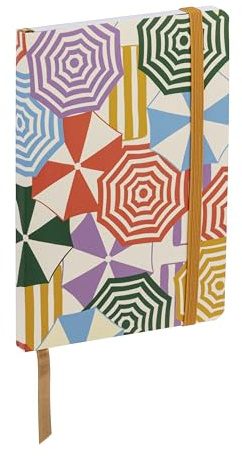 Clairefontaine - 116268C - Softcover Notebook Citrus/Stripes A6 10.5x14.8cm 128 Plain Pages 90g White Paper - Elastic Closure - Dolce Amore - Random delivery