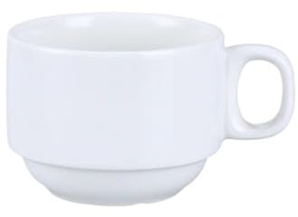 GSXLZ Tazzine Caffe Particolari Set di tazze e piattini da caffè in ceramica, colore bianco puro, for tè al latte(Style 3)