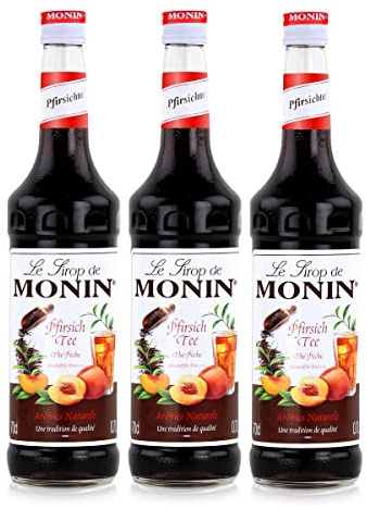 Monin Pfirsich-Tee Teekonzentrat, 0,7L 3er Pack