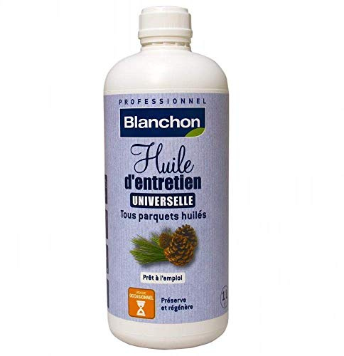 Pack 2 x 1 L Huile Entretien Universel Satiné des Parquets Huilés Blanchon