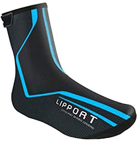 Men‘s Winter Cycling Shoes Covers,MTB Lightweight Waterproof Windproof Warmer Mountain Road Bike Cover Shoes for Outdoor Sports Blue