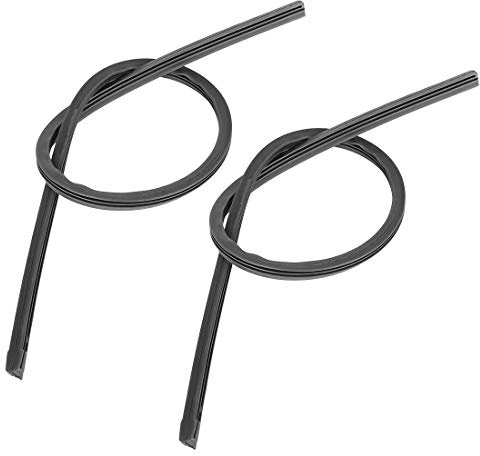 X AUTOHAUX 2 piezas 700 mm 28 pulgadas 8 x 10 mm 3 secciones de goma limpiaparabrisas repuesto