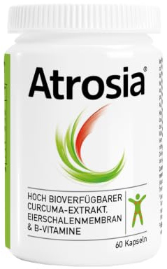 Atrosia® – natürliche Kombination aus Curcuma-Extrakt, Eierschalenmembran und Vitamin B-Komplex