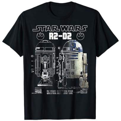 Star Wars R2-D2 Astromech Droid Schematic T-Shirt