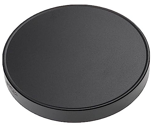 vhbw Bouchon d'objectif 95 mm Compatible avec O.D. Matte Box Step Up Ring 95mm Appareil Photo - Flanelle/Aluminium (anodisé), Noir-Mat