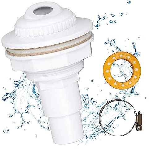 Pool Einlaufdüse,Einströmdüse für Stahlwandpools,Einlaufdüse 38/32mm,Rücklauf-Düse mit schwenkbarem Kopf,Skimmer Pool Düse,Pool Einlaufdüse Das,Pool-Zubehör