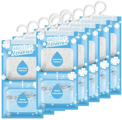 Boadw 10 x 230 g, deumidificatore sospeso, per cantina, camera da letto, lavanderia, anti-umidità, anti-muffa, deodorante