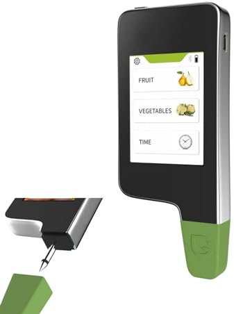 BDJSN Tester Nitrati 6 In1, Tester Digitale per Acqua a Lettura Istantanea, Misuratore di Radiazioni, Contatore Geiger USB, Schermo Capacitivo Portatile Tester Alimentare per Frutta, Verdura, Carne