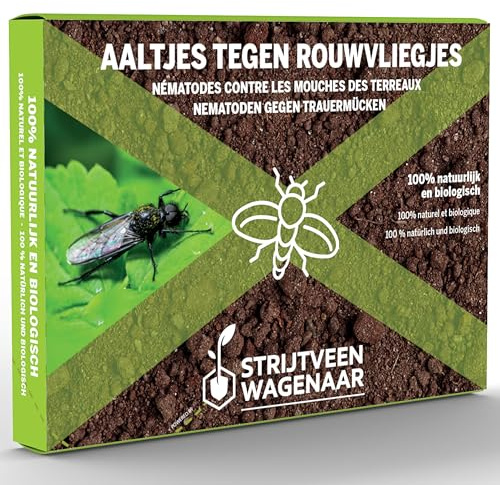 SF Nematoden gegen Trauermücken - Trauermücken bekämpfen mit Nematoden - biologisches Mittel für Zimmerpflanzen - 5 Mio. für 10 m² / 25 Zimmerpflanzen