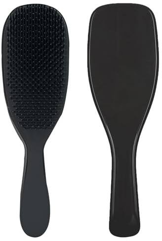 DDUP Hair Detangler, Professional Styling Hair Brush for Long Thick Curly Straight Dry Wet Hair, Two-Tiered Teeth & Comfortable Handle, Detangle Hair Brush for Women&Men&Kids(Black)