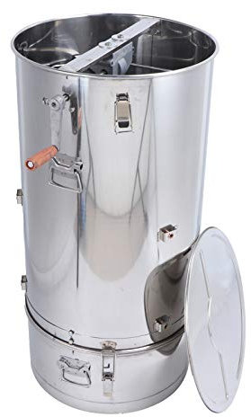 sjdoPulse 01 Centrifugeuse À Miel, Séparateur De Miel Durable, Accessoire D'Apiculteur À Longue Durée De Vie pour Traitement Fin, pour Ferme De Travail Apicole