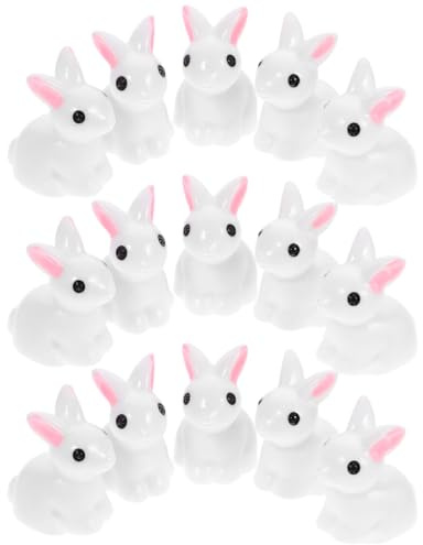 VICASKY 100 Pièces Ornement De Lapin Décoration De Lapin De Bureau Miniatures Statues De Lapin Statues Minuscules De Jardin Figurines De Lapin Décor Animal Miniature Lapin Miniature