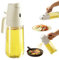 Olive Oil Sprayer for Cooking, 500ml/17oz Glass Dispenser Bottle for Kitchen, Oil Mister Spray Bottle for Air Fryer, Salad, Frying, BBQ