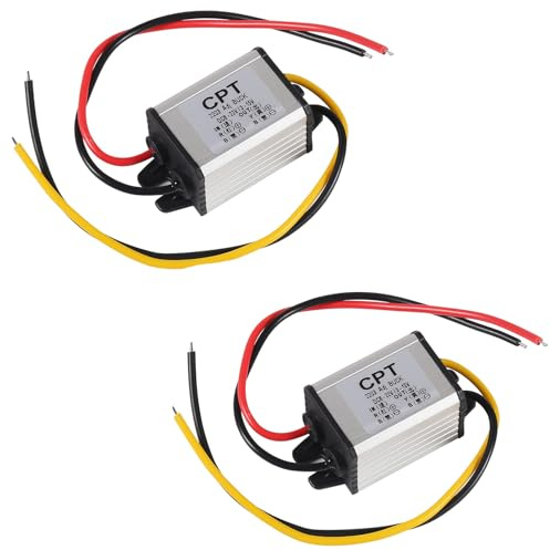 2PCS DC 8-22V to 3-15V 3A Converter Car Power Voltage Regulator DC 8-22V Step Down to 3-15V Step Down Converter Adjustable Buck Converter for Auto Car Truck