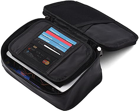 Feuerfeste Dokumententasche, Feuerfeste Tasche, Feuerfeste Geldtasche, Wasserdicht und mit Zahlenschloss für Bessere Aufbewahrung und Tragbarkeit (mit Schloss 1)