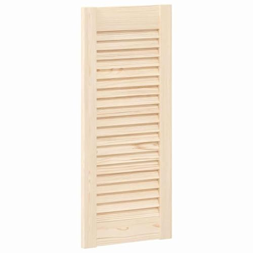 vidaXL Anta con Design a Lamelle 69x29,5 cm in Legno di Pino, Porta della mobilia, Porta dell'Armadio, Pannello a lamelle in Legno