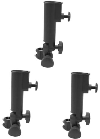 Mipcase 3pcs Golfs Cart Supply Umbrella Mounting Device Trolley Umbrella Stand