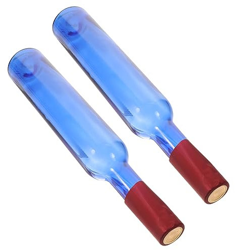 Cabilock 2 Piezas Botellas de Vino Vacías para Manualidades Decoración de Botellas de Vino Reutilizables para Florero