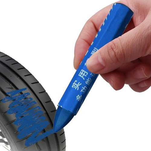 Reifen-Markierungsstifte – Reifen-Markierstift, lichtbeständig, leichter und langlebiger Marker | Wasserfeste Wachsstifte für Gummi, Metall, Holz und Glas, Filzstifte