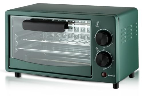 Mini Electric Cooker with Oven, Grill & Hot Plates - 12 Litre, Adjustable Heat Settings, 60 Minute Timer, Indicator Light, 100-250°C