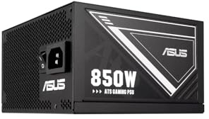 Asus ROG ATS-850G – Bloc d’Alimentation 850W 80+ Gold – ATX, câbles modulaires gravés, Ventilateur Silencieux, connecteurs PCI-E Gen 5