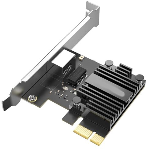 Rudiaoa Controller RJ45 Gigabit Ethernet RTL8126 Scheda PCIe per Accessori Desktop/PC Scheda Rete Interna per Computer Desktop