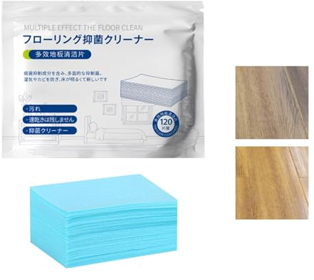 Pastillas y hojas de limpieza de suelos, 120 unidades, , portátiles y disueltas, toallas de papel para limpieza de pisos, para dormitorio, cocina, oficina, hotel, laminado, madera dura,