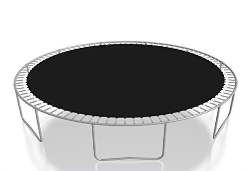 walexo Sprungtuch Sprungmatte incl. Federspanner für Trampolin Ø 396 cm 84 Ösen (Federn 17,8 cm) – UV- und Wetterbeständiges Sprungtuch aus strapazierfähigem PP-Mesh, belastbar bis 180 kg