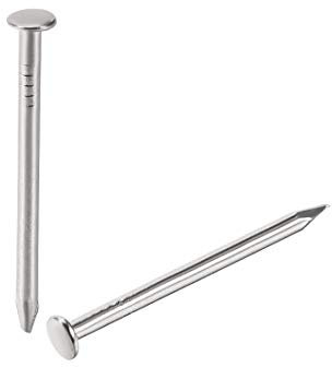 sourcing map 1000 Stück Kleine Winzig Hardware Nägel Kohlenstoffstahl 1.2X19mm(DxL) für DIY Dekorative Holzkisten Zubehör Silber Ton