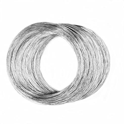 Alambre de acero inoxidable 304 de 0,1 mm 32 pies para manualidades Manuales de manualidades Alambre de alambre Esculpir Alambre de alambre artístico Fabricación de joyas de alambre de bonsái