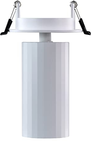 Popp® Aplique circular empotrable orientable GU10 foco BEAM *bombilla no incluida (BLANCO, 1 unidad)