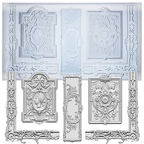 Molde de arte para yeso de arcilla polilizada, marco y placa