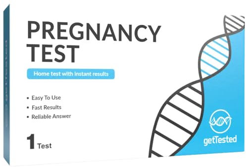 Prueba de embarazo (1 prueba), prueba en casa, mide el aumento de los niveles de hCG en la orina.