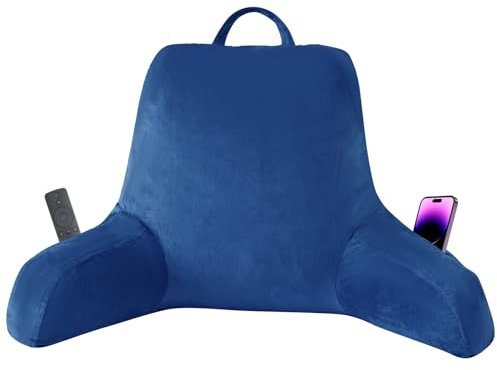 IPYNBAP Reading Pillow for Bed, Back Pillow for Sitting up, 18 Inch