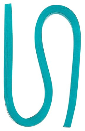 PATIKIL Bandes de Papier pour Quilling 60Pcs 3/16(5mm) 54cm Papier Origami pour Quilling Art DIY Artisanat à la Main Noël Vert Turquoise Métallique