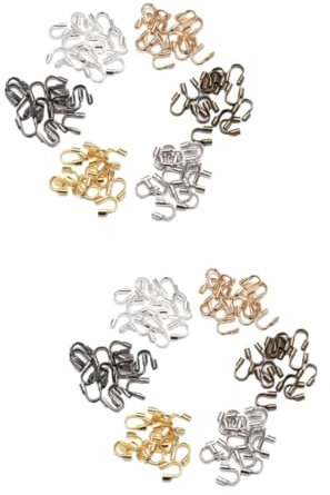SEWACC 600 Stück DIY Schmuckzubehör DIY Schmuckpositionierungsrohr DIY Schmuckbefestigungsrohr DIY Schmuckherstellungsteile DIY Schmuckfadenschutz