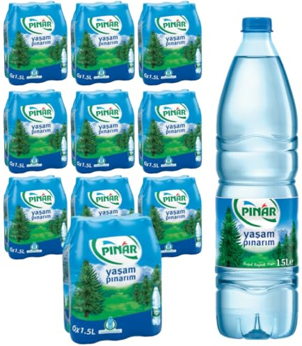 PNRA Agua de manantial natural agua 1500 mililitros x60 piezas