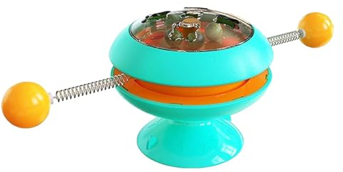 Catnip Spinner Toy, Catnip Spinner | Cat Spinner Toy Suction Cup | Toothbrush, Teething and Interactive Features, Funny Windmill Spinner for Kitten